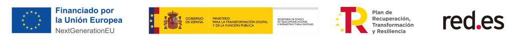 Financiado por la Unión Europea - NextGenerationEU, Gobierno de España, Plan de Recuperación, red.es